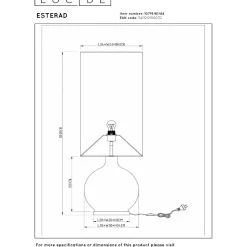 Lattiavalaisin Lucide Esterad, Ø34cm, IP20, eri värejä