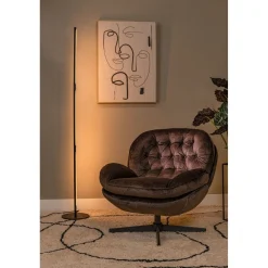Lattiavalaisin Lucide Finan, 25x25cm, IP20, 32W, musta