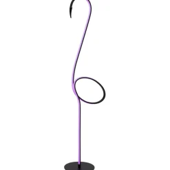 Lattiavalaisin Lucide Flamingo RGB, 130cm, musta/monivärinen