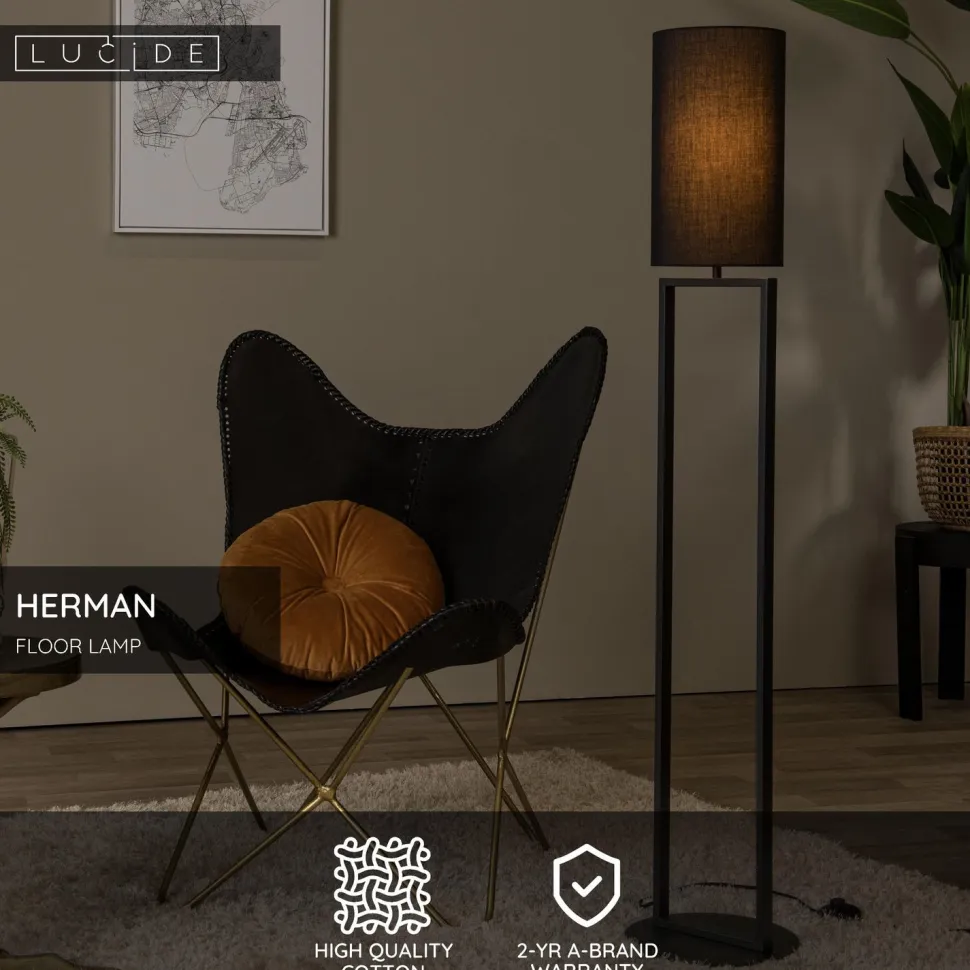 Lattiavalaisin Lucide Herman, Ø26cm, IP20, eri värejä