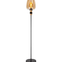 Lattiavalaisin Lucide Ilona, Ø34cm, IP20, meripihka