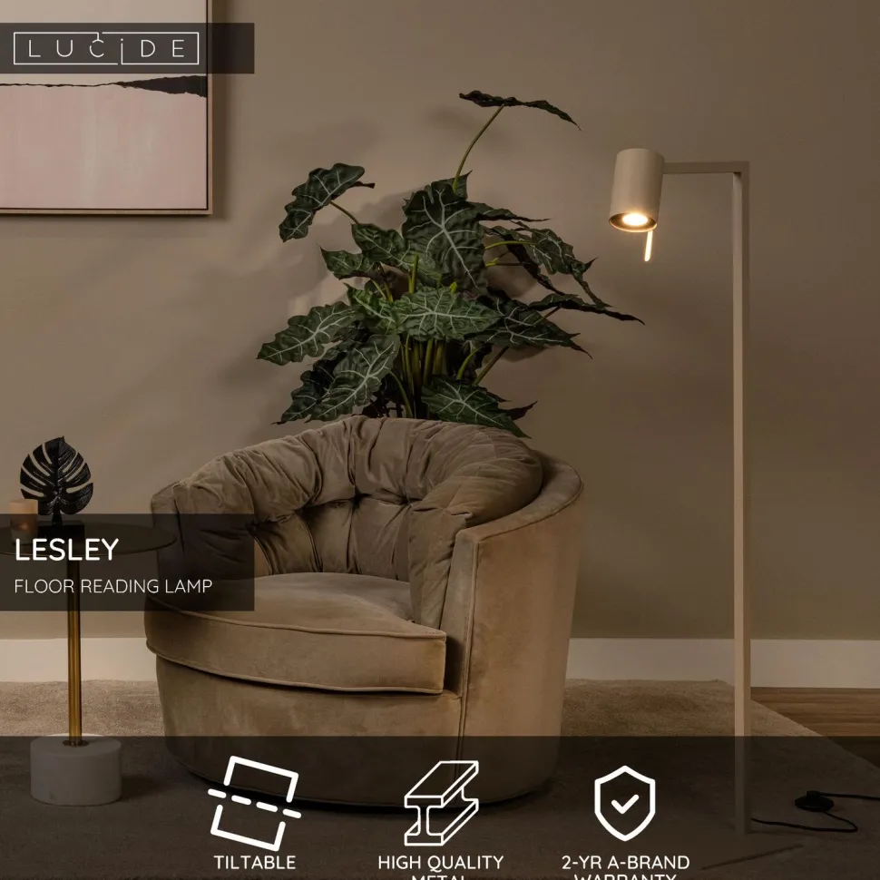 Lattiavalaisin Lucide Lesley, 20x34cm, IP20, beige