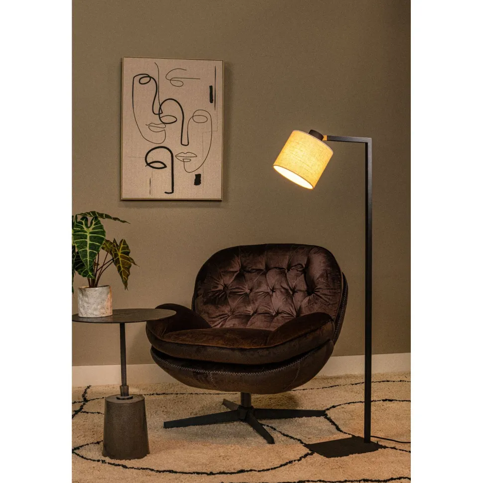 Lattiavalaisin Lucide Lesley, 20x43cm, IP20, musta