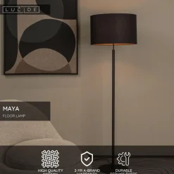 Lattiavalaisin Lucide Maya, Ø45cm, IP20, eri värejä