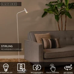 Lattiavalaisin Lucide Stirling, 20x28cm, IP20, 3W, eri värejä