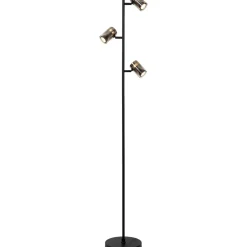 Lattiavalaisin Lucide Upton, 23x23cm, IP20, harmaa
