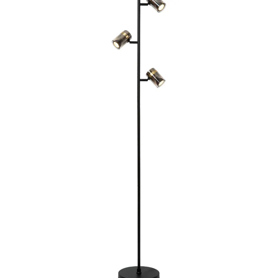 Lattiavalaisin Lucide Upton, 23x23cm, IP20, harmaa