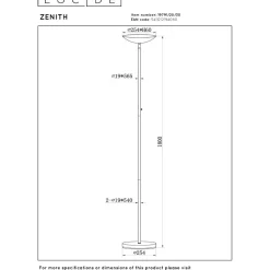 Lattiavalaisin Lucide Zenith, 25.4x25.4cm, IP20, 20W, eri värejä
