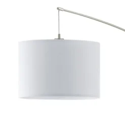 Lattiavalaisin Nadina 1790x380x1950 mm valkoinen/harjattu teräs