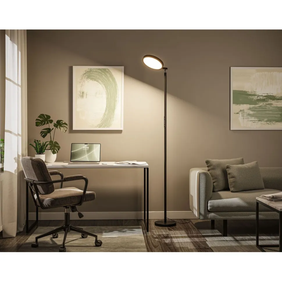 Lattiavalaisin Paulmann Caneta LED Tunable White 1750mm 1300lm 20W, musta