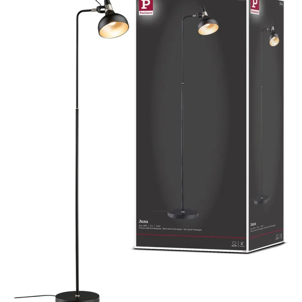 Lattiavalaisin Paulmann Juna, 158cm, E14, max. 20W, metalli