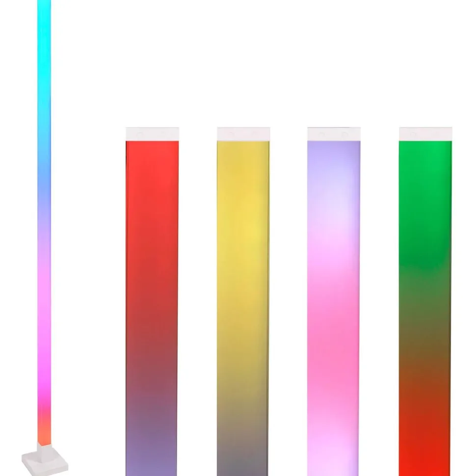 Lattiavalaisin Polux Magical 150cm, CCT 3000K RGB, valkoinen