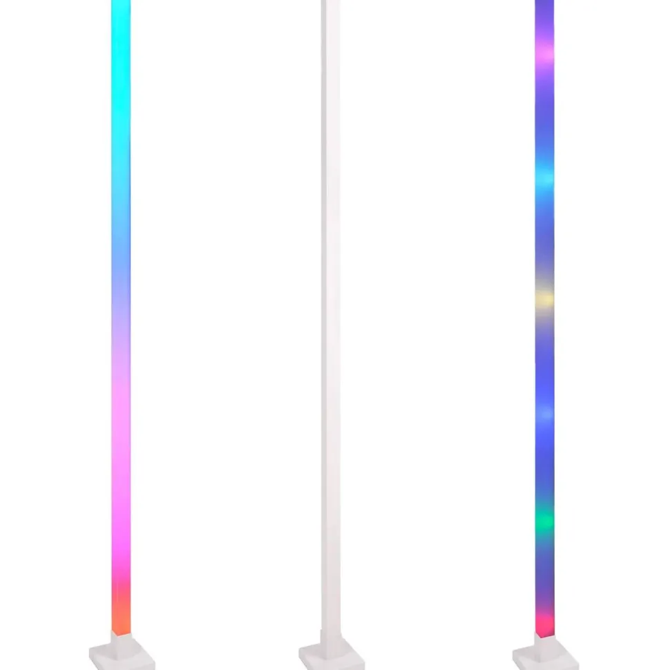 Lattiavalaisin Polux Magical 150cm, CCT 3000K RGB, valkoinen