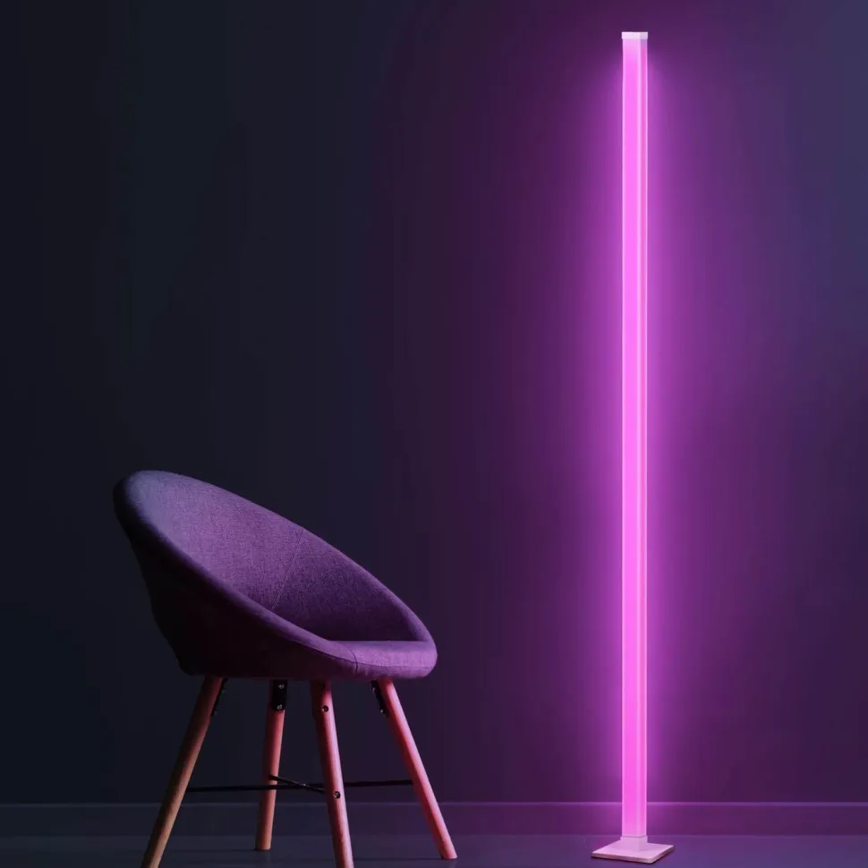 Lattiavalaisin Polux Magical 150cm, CCT 3000K RGB, valkoinen