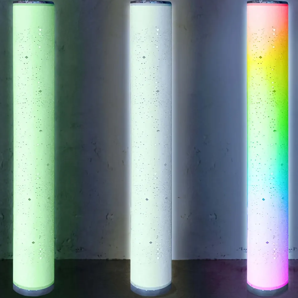 Lattiavalaisin Polux Stella 103cm, CCT 3000K RGB, valkoinen