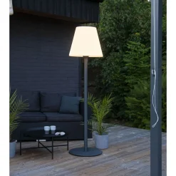 Lattiavalaisin Star Trading GardenLight Kreta Ø500x1840 mm valkoinen/harmaa
