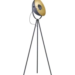 Lattiavalaisin Trio Chewy 160cm E27 mattamusta/kulta