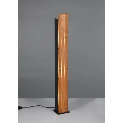 Lattiavalaisin Trio Karuni 3xE27 musta/puu