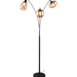 Lattiavalaisin Trio Lumina, 3-os, E14, mattamusta/meripihka