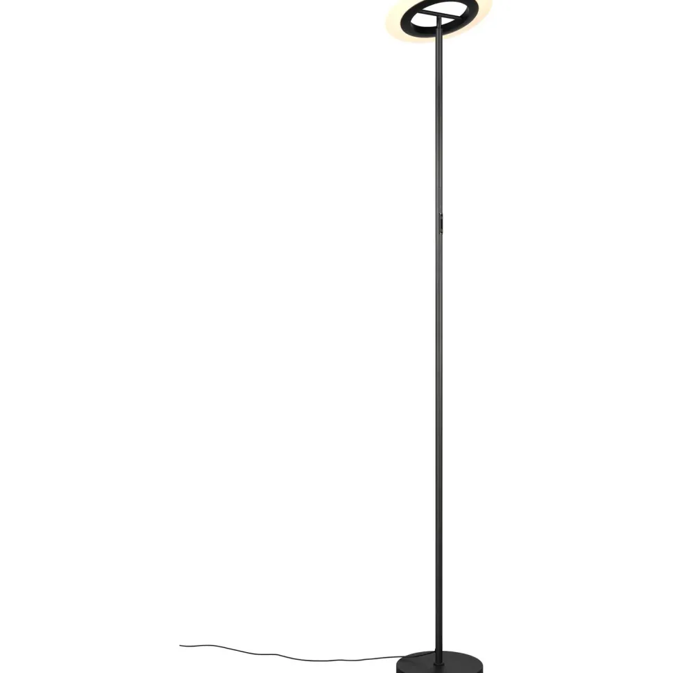 Lattiavalaisin Trio Samba LED säädettävä värilämpötila RGBW 175cm mattamusta