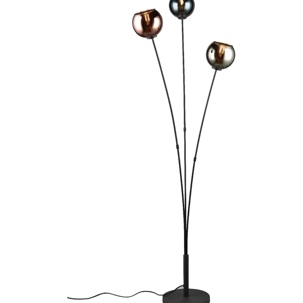 Lattiavalaisin Trio Sheldon, 3-os, E14, moniväri