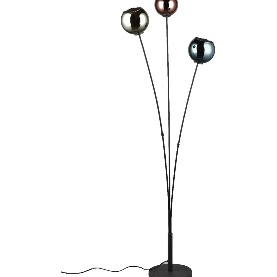 Lattiavalaisin Trio Sheldon, 3-os, E14, moniväri