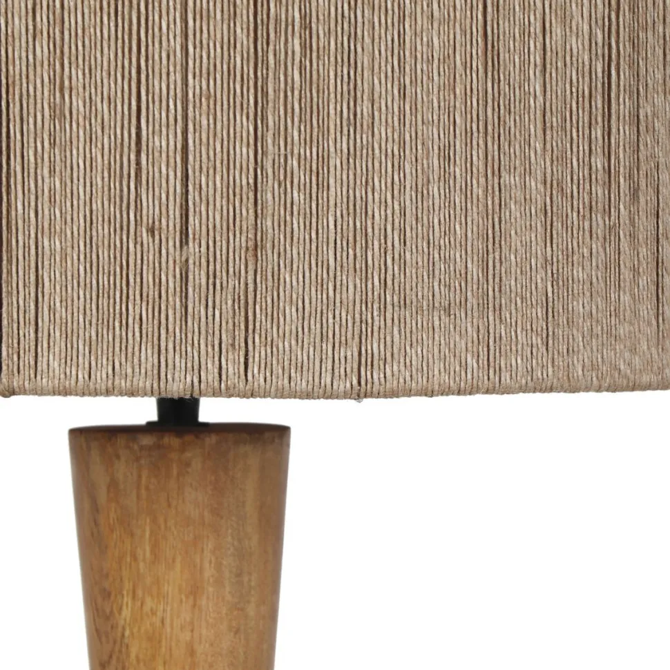 Lattiavalaisin Trio Toba E27 puu/beige