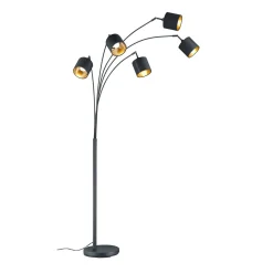 Lattiavalaisin Trio Tommy 2000x300x715 mm mattamusta/kulta