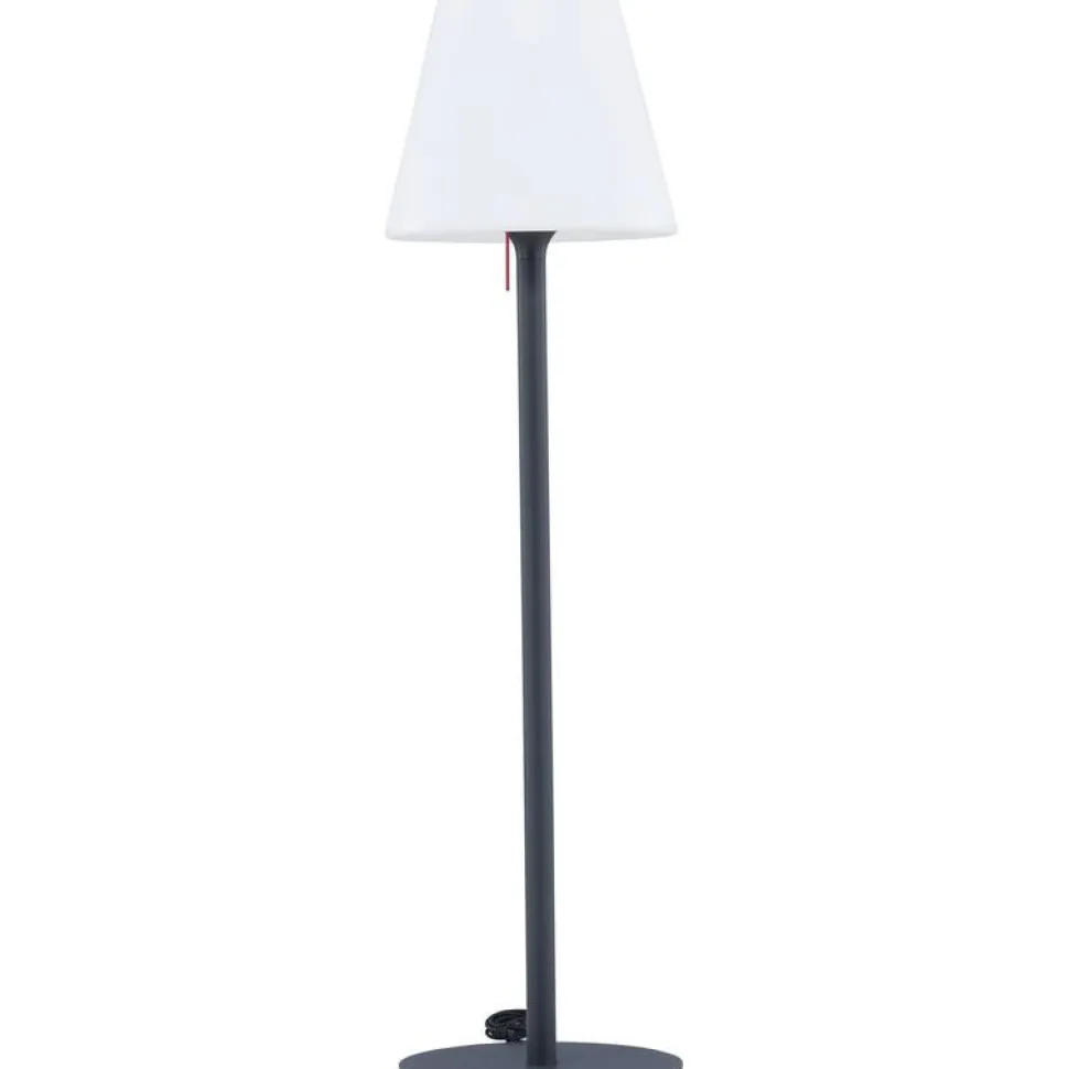 Lattiavalaisin ulkokäyttöön Venture Home Moris, ø50x187cm, vaaleansininen/valkoinen
