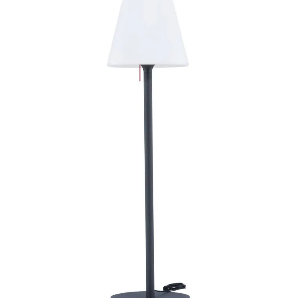 Lattiavalaisin ulkokäyttöön Venture Home Moris, ø50x187cm, vaaleansininen/valkoinen
