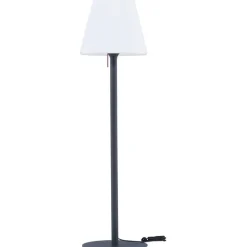 Lattiavalaisin ulkokäyttöön Venture Home Moris, ø50x187cm, vaaleansininen/valkoinen