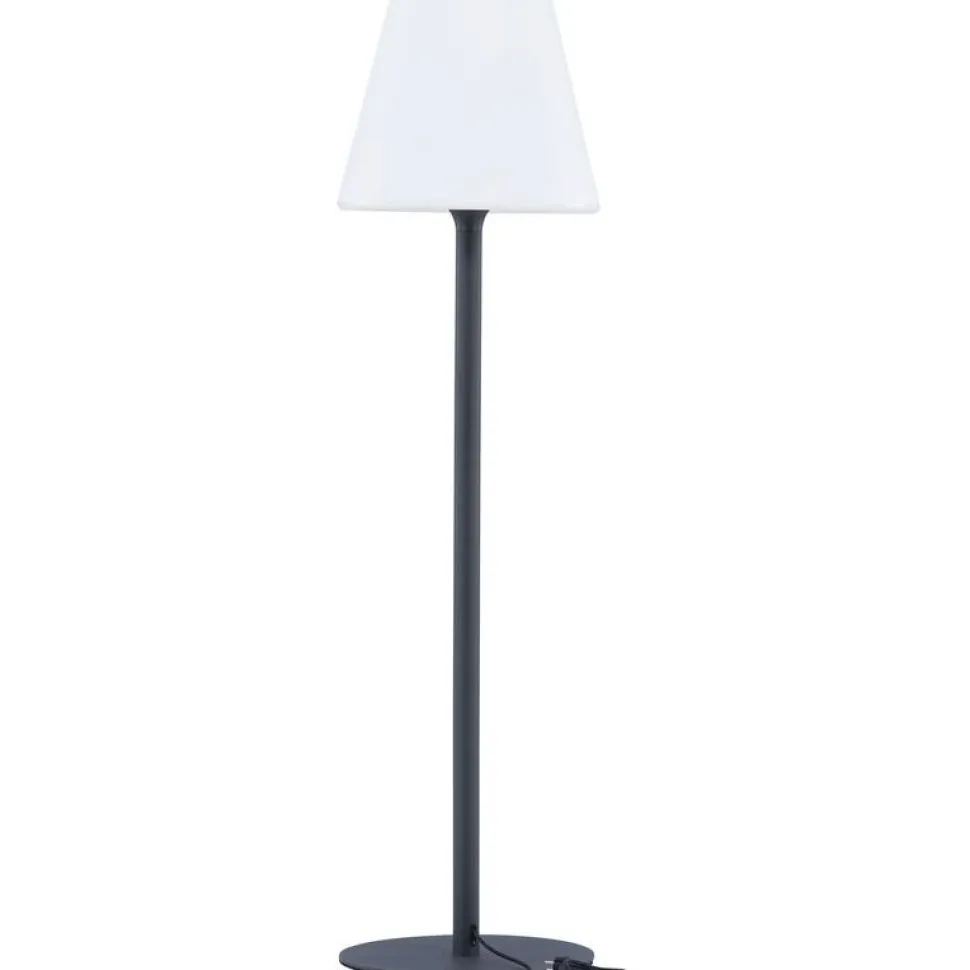 Lattiavalaisin ulkokäyttöön Venture Home Moris, ø50x187cm, vaaleansininen/valkoinen