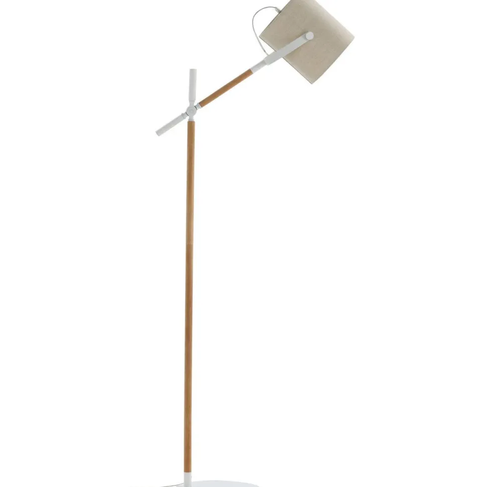 Lattiavalaisin Venture Home Dennis, korkeus 156cm, beige/valkoinen