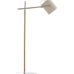 Lattiavalaisin Venture Home Dennis, korkeus 156cm, beige/valkoinen