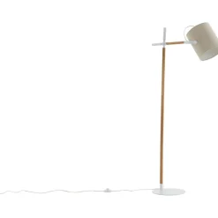 Lattiavalaisin Venture Home Dennis, korkeus 156cm, beige/valkoinen