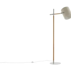 Lattiavalaisin Venture Home Dennis, korkeus 156cm, beige/valkoinen