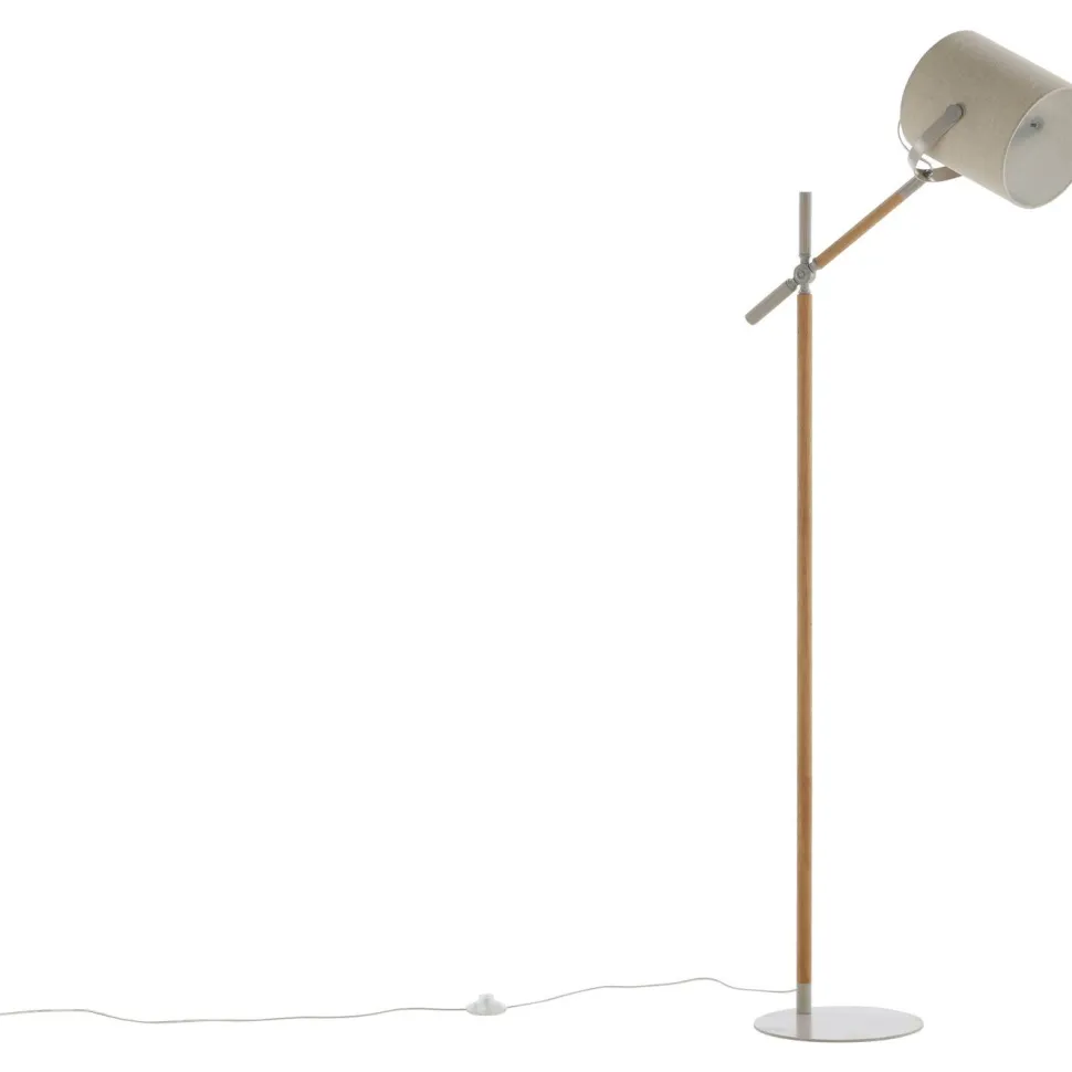 Lattiavalaisin Venture Home Dennis, korkeus 156cm, beige/valkoinen