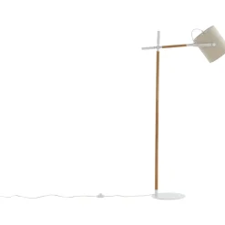 Lattiavalaisin Venture Home Dennis, korkeus 156cm, beige/valkoinen