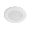 LED-alasvalo Airam Slim Duo IP44 8W/830/840 Dim valkoinen