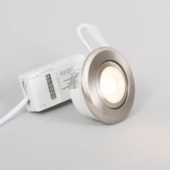 LED-alasvalo FTLIGHT Pallas 6 W 450 lm 60° 4000 K IP44 kromi