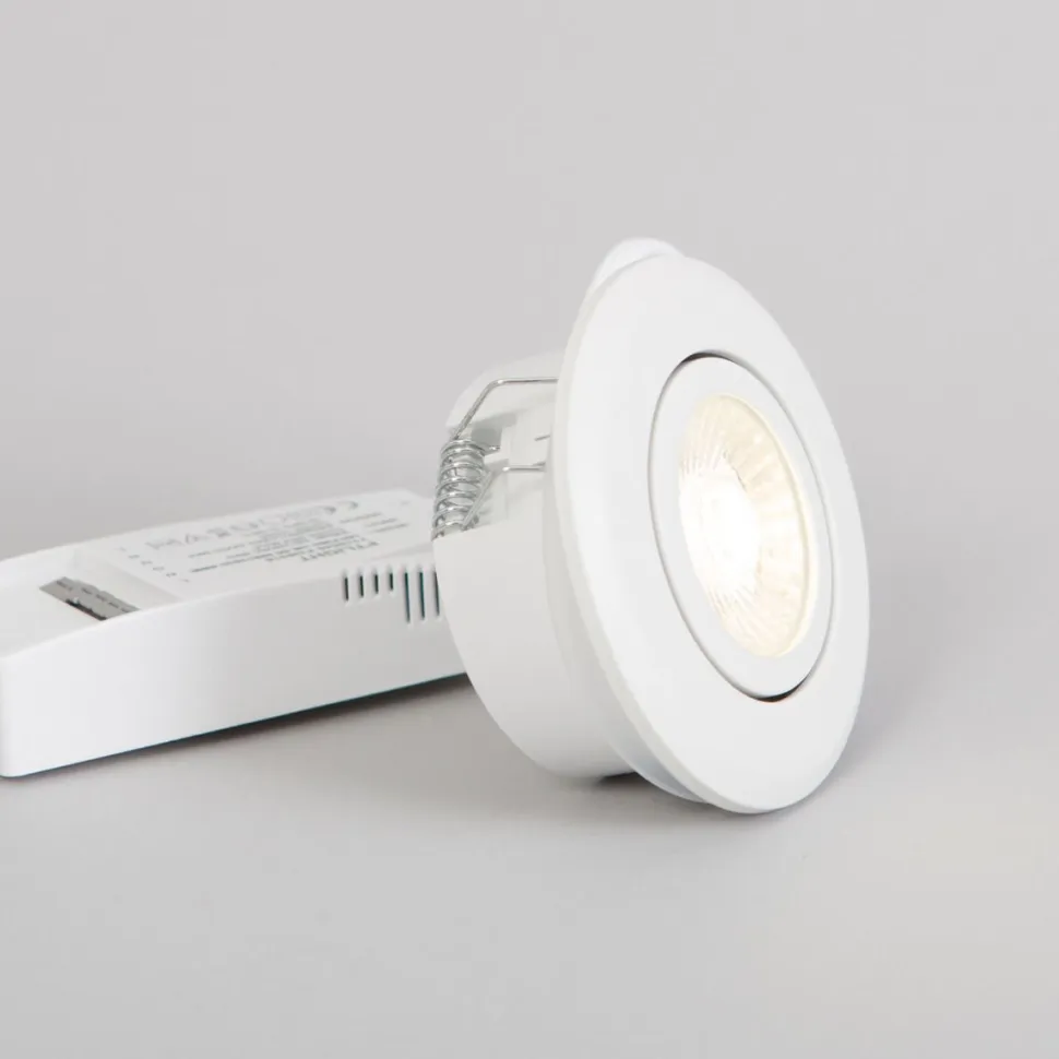 LED-alasvalo FTLIGHT Pallas 6W 450lm 4000K IP44/IP20 himmennettävä valkoinen