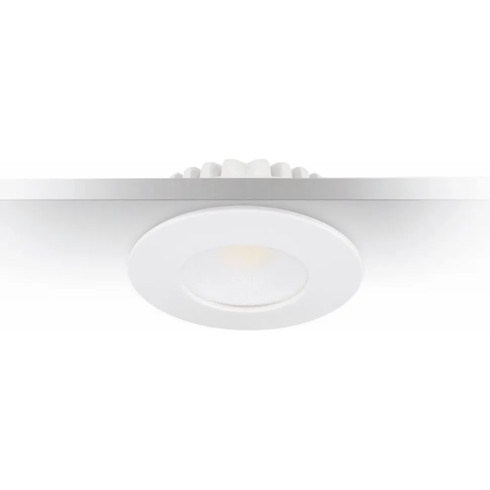 LED-alasvalo Malmbergs MD-231 5W, IP44, valkoinen