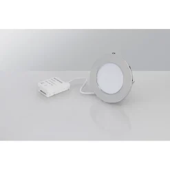 LED-alasvalo Malmbergs MD-232 10W, IP44, kromi