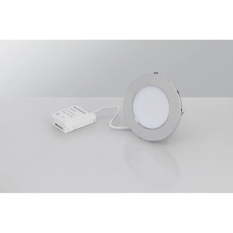LED-alasvalo Malmbergs MD-232 10W, IP44, kromi