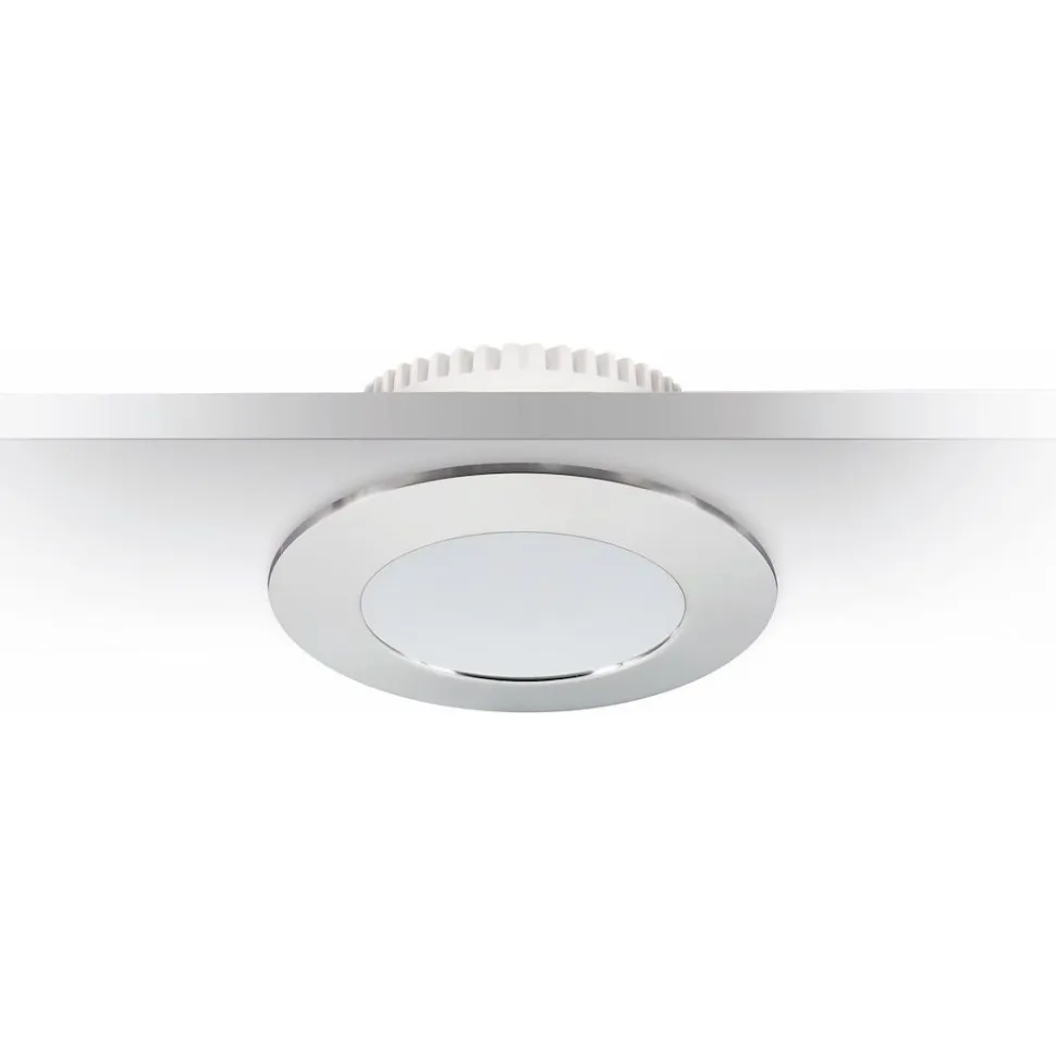 LED-alasvalo Malmbergs MD-232 10W, IP44, kromi