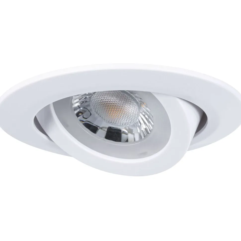 LED-alasvalo Paulmann Ø82mm kääntyvä 70° 4.8W 10x450lm himmennettävä 3000K valkoinen, 10kpl/pkt