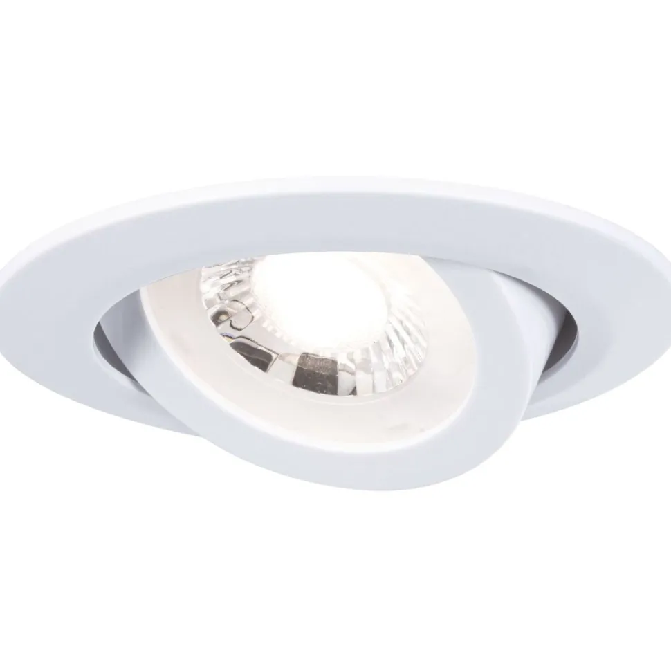 LED-alasvalo Paulmann Ø82mm kääntyvä 70° 4.8W 10x450lm himmennettävä 3000K valkoinen, 10kpl/pkt