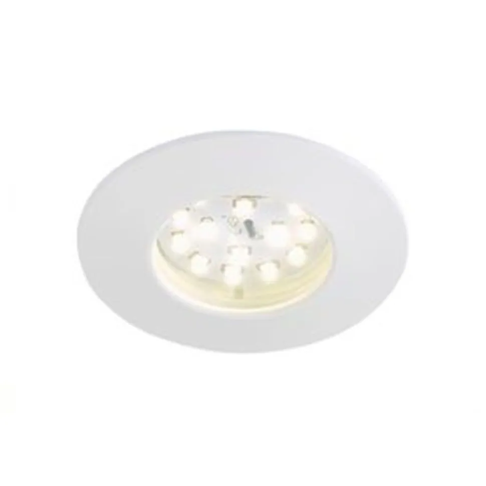 LED-alasvalo Briloner 5 W IP44 ulkokäyttöön valkoinen