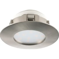 LED-alasvalo Eglo Pineda 4.9W Ø78mm IP20/44 teräs 95819