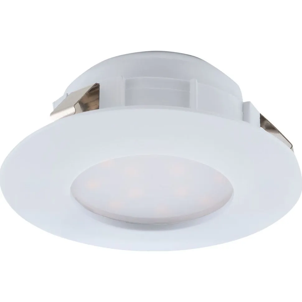 LED-alasvalo Eglo Pineda 6W Ø78mm IP20/44 valkoinen 95817